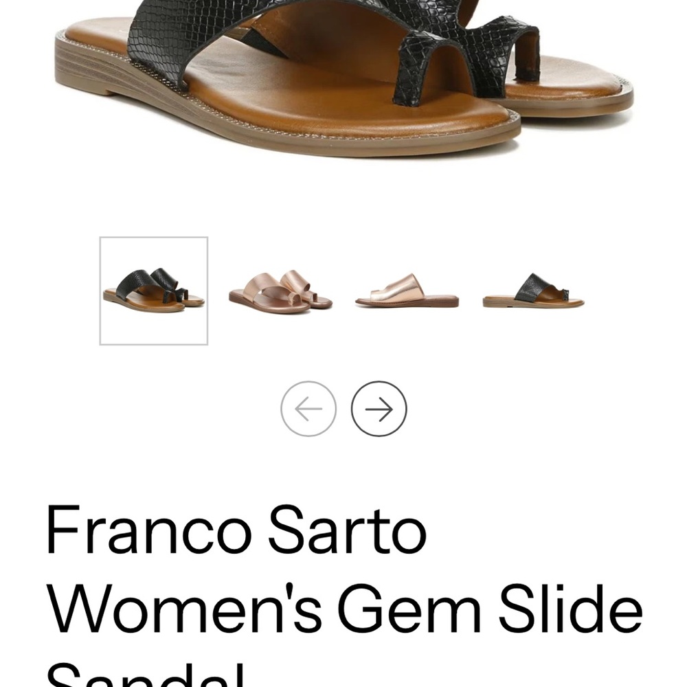Franco Sarto Women's Gem Slide Sandal - Picture 3 of 3